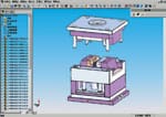 plastic-mold-tooling-MastercamModel Mastercam Model, plastic mold design