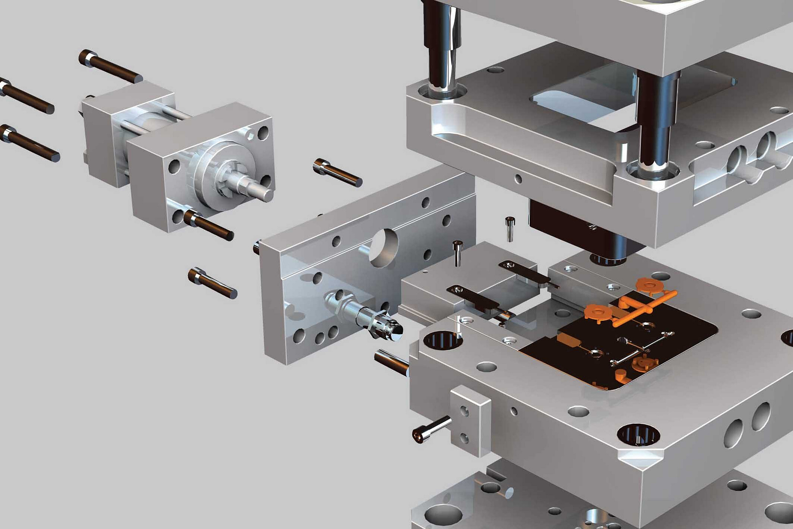 mold making design in SolidWorks to Create the part that will be molded with the necessary features.