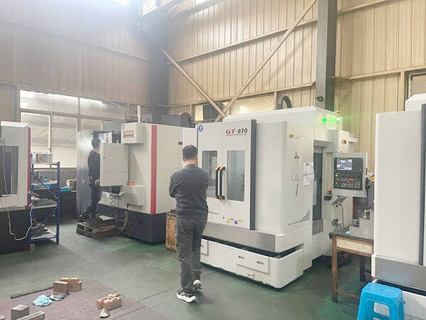cnc-machines CNC machines used by a mold manufacturer to create plastic molds.