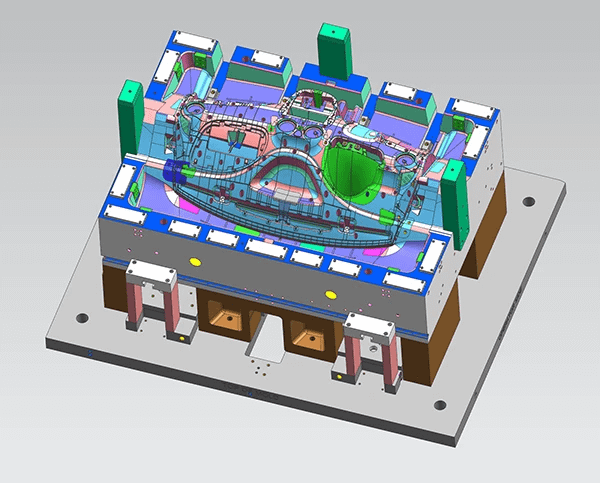 plastic-mould-design Plastic mould design for precision quality control in injection moulding.
