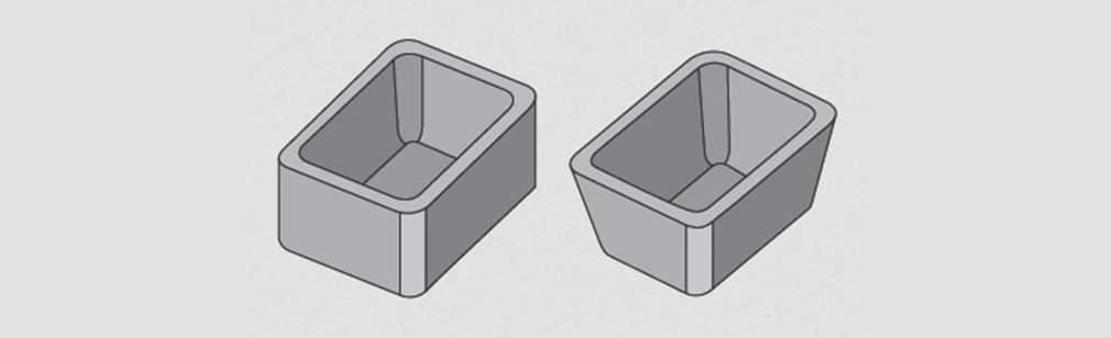Draft Angle Guidelines for Injection Molding